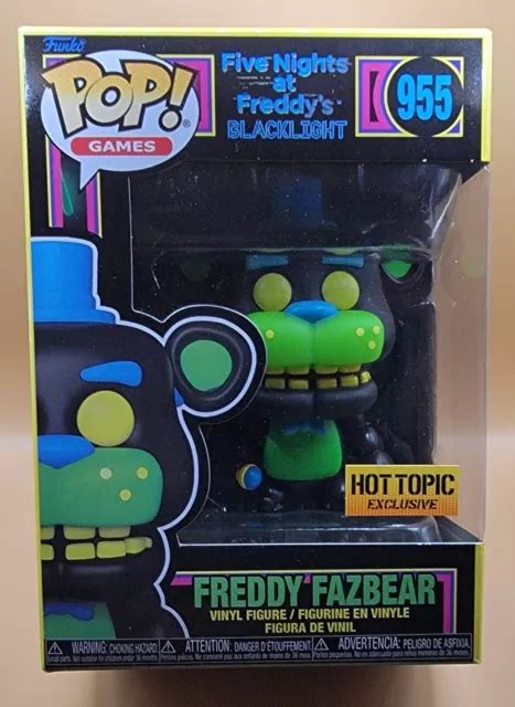 BLACKLIGHT FREDDY FAZBEAR Funko POP HOT TOPIC Esclusiva 955 EUR 38 61 PicClick IT