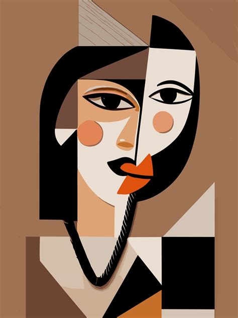 Woman Cubism Posters Prints By Ed Ramos Printler