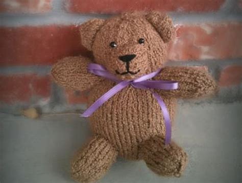 Easy Knitted Teddy Bear [free Knitting Pattern]