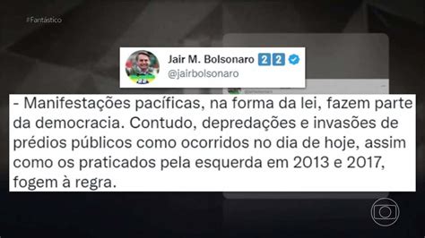 Ex Presidente Jair Bolsonaro Publica Manifestação Em Rede Social