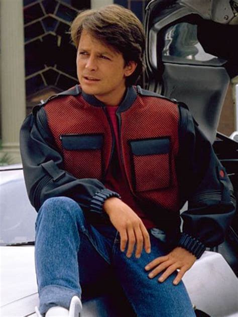 Back To The Future II Marty Mcfly Leather Jacket - Just American Jackets