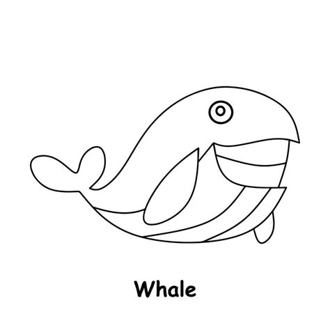 Whale Line Drawing 5994045 Vector Art At Vecteezy