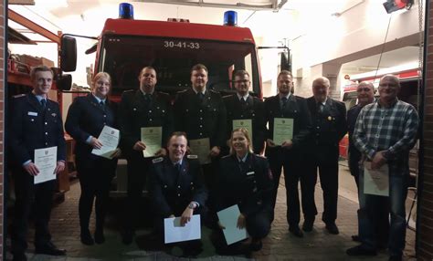 Letzte Jahreshauptversammlung Der Ortsfeuerwehr B Ckeburg Lokal