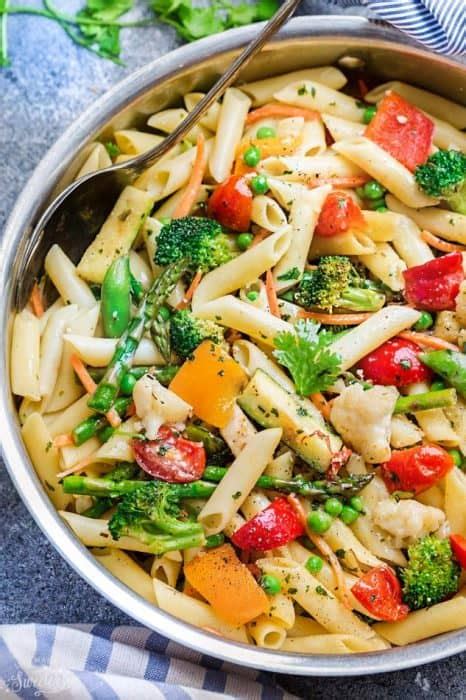 Easy Pasta Primavera Recipe Quick Pasta Dinner Idea