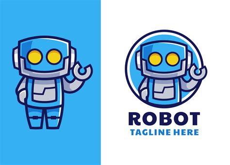 Robot Logo Vector Art, Icons, and Graphics for Free Download