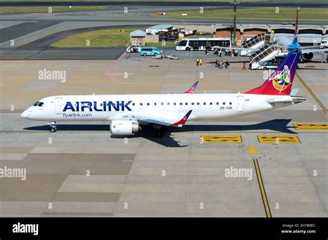 Airlink South Africa Embraer 190 Airplane At Jnb Airport Airlink