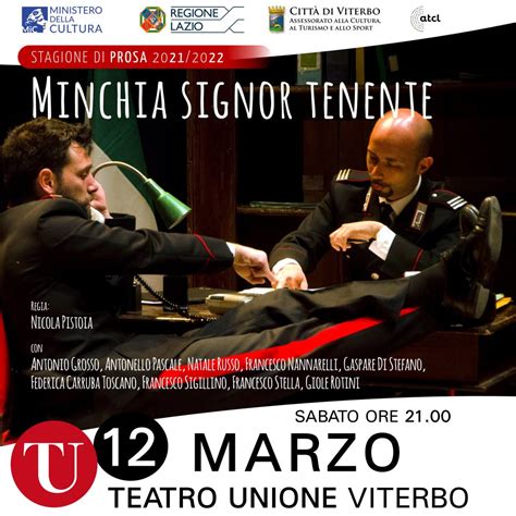 Minchia Signor Tenente Teatro Dell Unione Di Viterbo