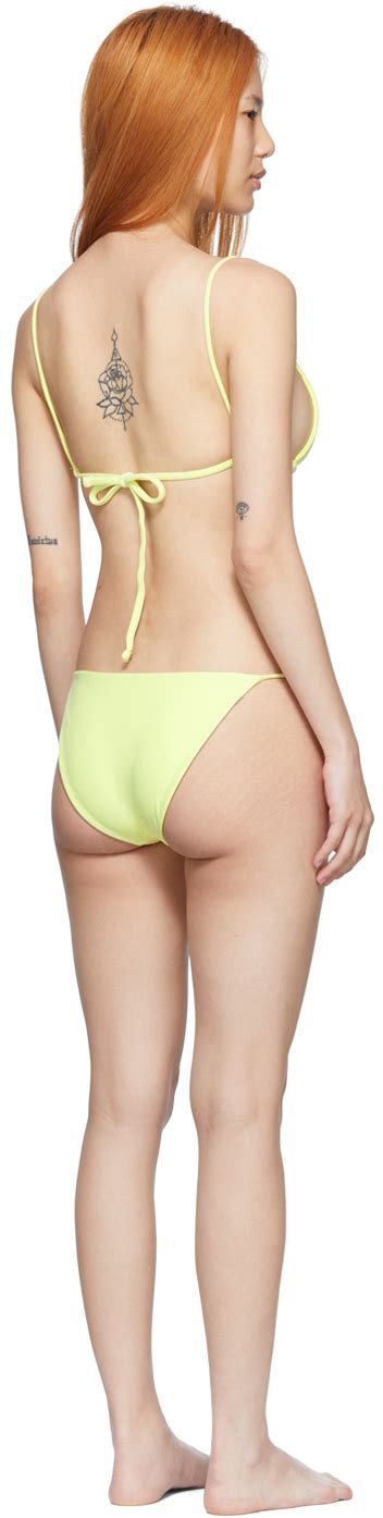 Jade Swim Yellow Via Bare Minimum Bikini Jade Swim