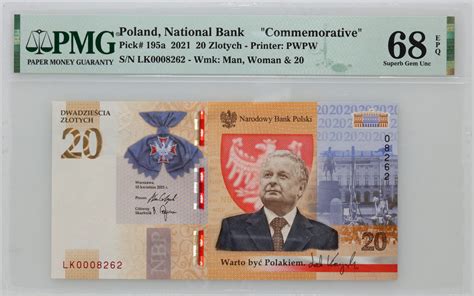 49 Iii Rp 20 Złotych 2021 Lech Kaczyński Warto Być Po Numimarketpl