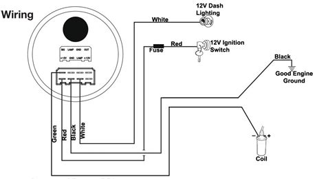 How To Wire A Tachometer Diagrams