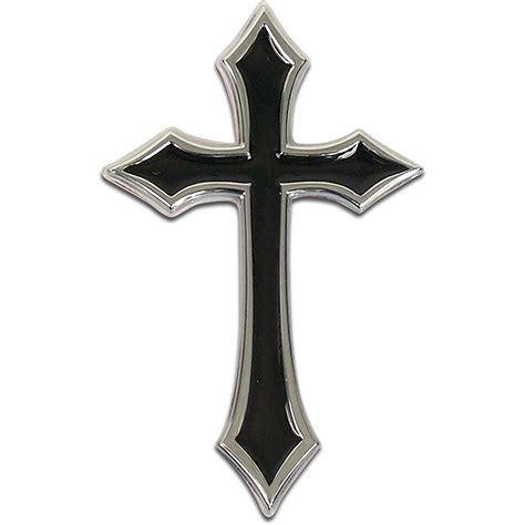 Auto Drive Cross Emblem Black