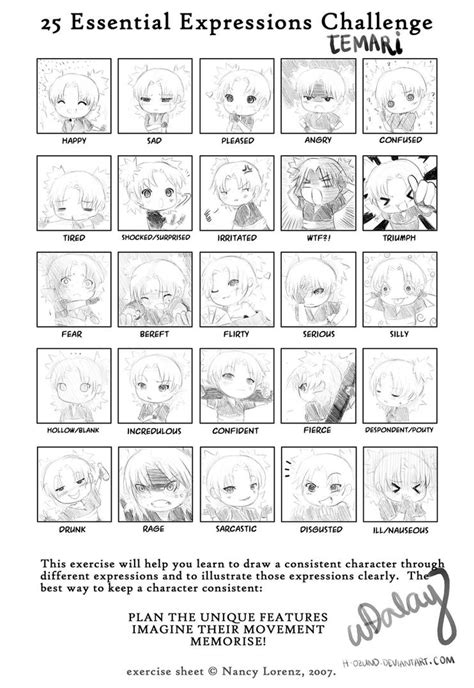 25 Essential Expressions By H Ozuno On Deviantart