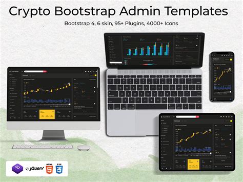 Crypto Ultimate Tokenize Crypto Currency Admin Templates