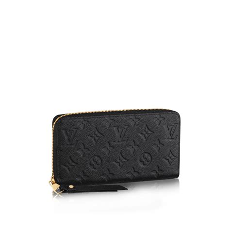 Louis vuitton Zippy Wallet in Black | Lyst