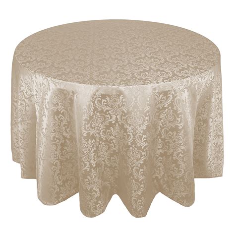 Champagne On Champagne Damask Linens Show Now Tablecloth Rental