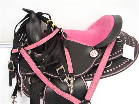 Horse And Pony Tacky Tack 12 Or 13 Synthetic Bling Western Kids