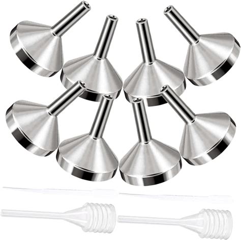 Minkissy 1 Set Small Metal Funnel Essential Oils Funnels Filter Funnel Laboratory