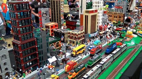 Giant Lego City With Monster Attack Alien Invasion Parade And More