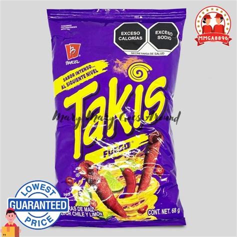 Takis Fuego Mexico Original Barcel Tortilla Chips Nachos Hot Chili