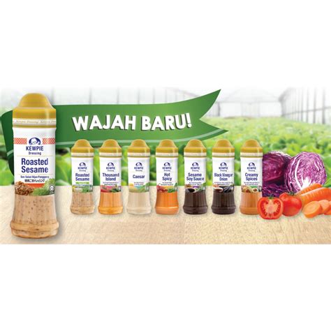 Kewpie Dressing Mayonnaise Halal Thousand Island Hot Spicy Caesar