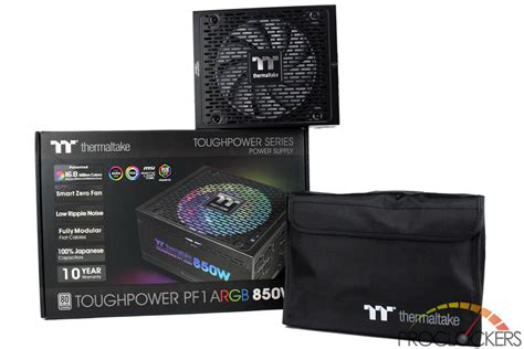 Thermaltake Toughpower PF1 ARGB 850W Power Supply Review | PROCLOCKERS