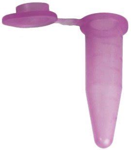 Bio Plas 4307 Flat Top Microcentrifuge Tube 1 5mL Lavender Pack Of 500