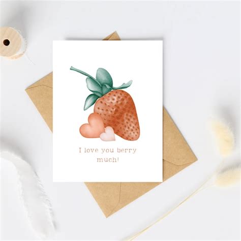 Love You Berry Much Etsy