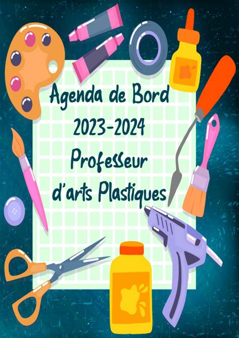 Amazon Fr Agenda De Bord Professeur D Arts Plastiques