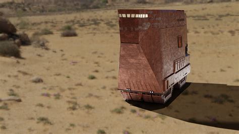 star wars sandcrawler 3D model | CGTrader