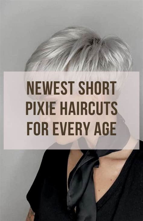 Newest Short Pixie Haircuts For Every Age