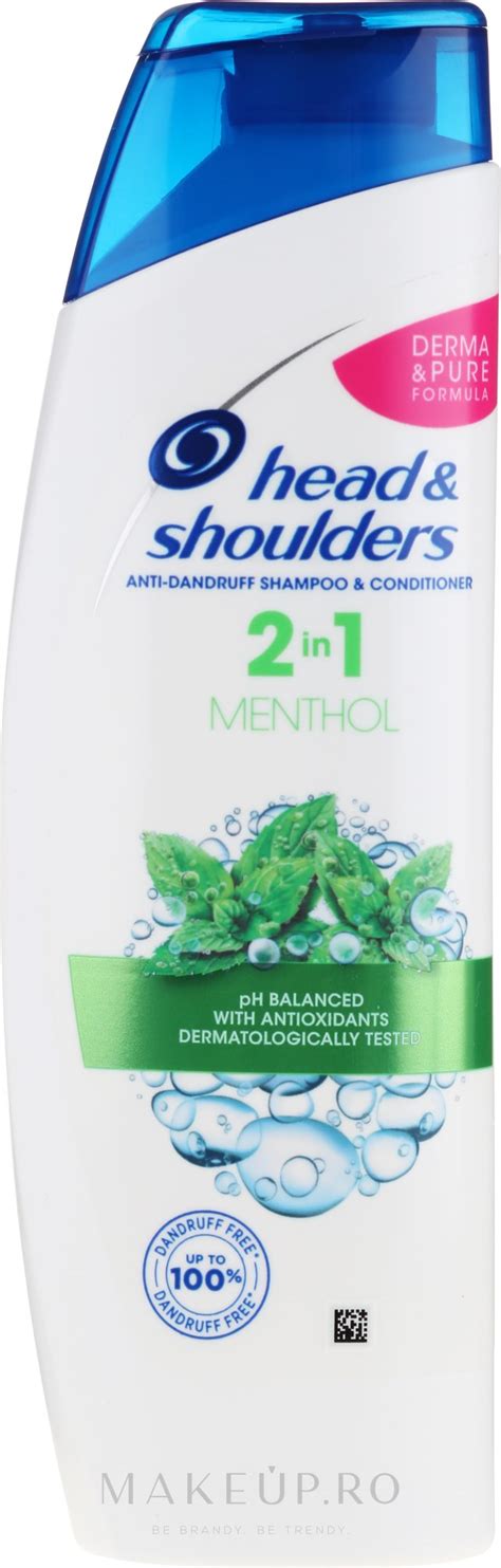 Head And Shoulders 2in1 Menthol Șampon 2 în 1 Antimătreaţă „mentol“ Makeup Ro