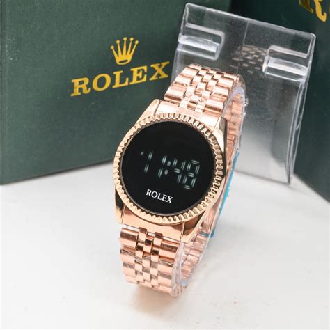 Jual Jam Tangan Wanita Rolex Original Hb Digital Led Touch Tali