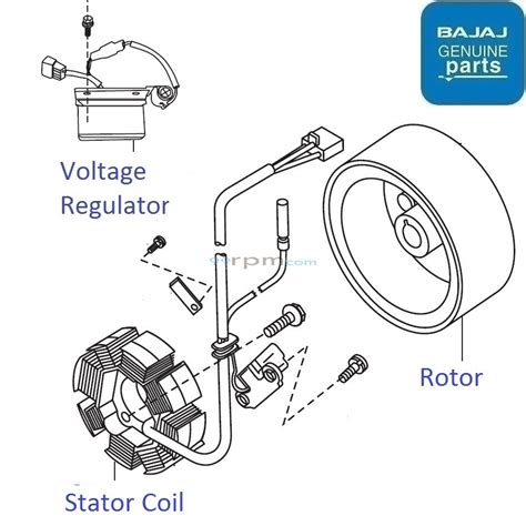 Pulsar 180 UG4 BS3 2009 16 Magneto