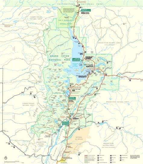 Grand Teton trail map