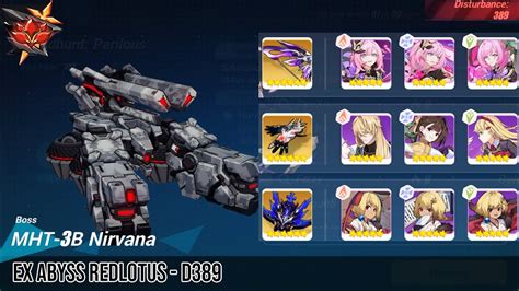 Ex Abyss Redlotus MHT 3B Nirvana MPE HoS SA D389 Honkai Impact 3rd