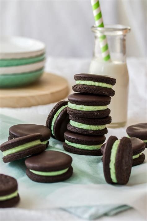 Galletas De Menta Y Chocolate