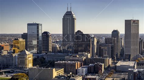 Salesforce Tower Skyscraper At The Center Of Downtown Indianapolis