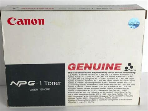 Canon Genuine Npg Toner Black F Ebay