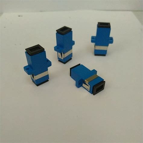 Jual Adapter SC UPC Fiber Optic Connector SC UPC Fiber Optic Barrel