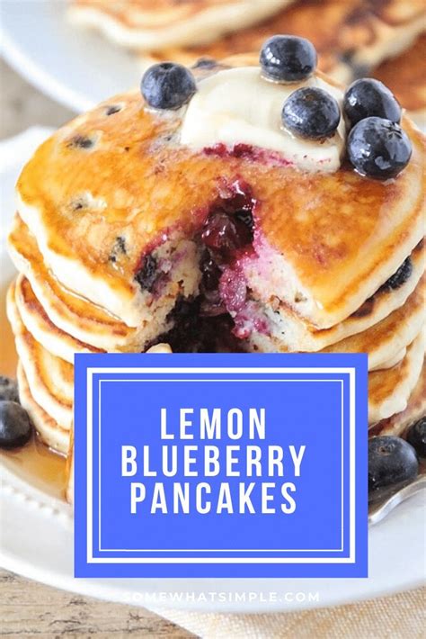 Lemon Blueberry Pancakes Recipe Lemon Blueberry Pancakes Lemon Blueberry Breakfast Recipes