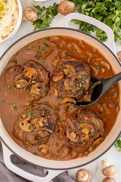 Arriba Imagen Salisbury Steak Receta En Espa Ol Abzlocal Mx