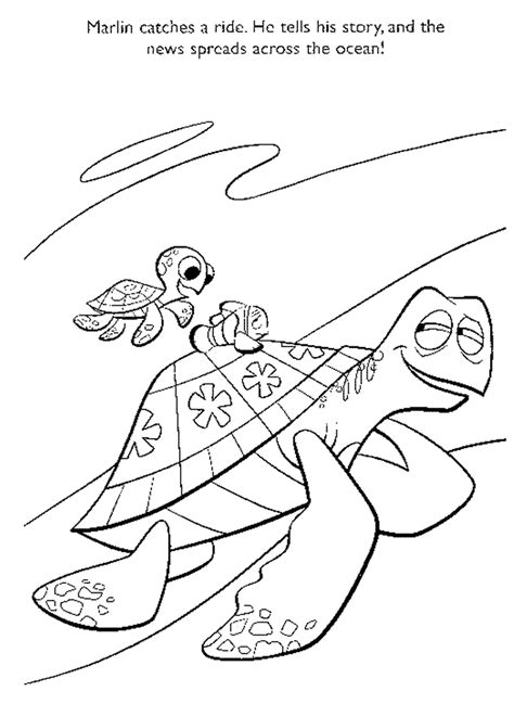 Finding Nemo Crush Coloring Pages | Images and Photos finder