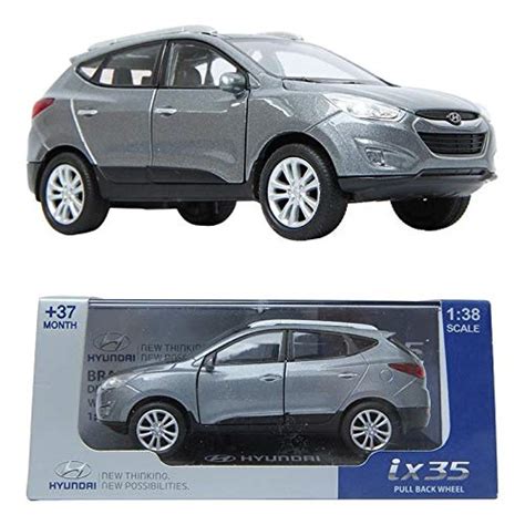 Hyundai Collection Miniature Car Toy 1:38 Diecast Car Scale Tucson ...