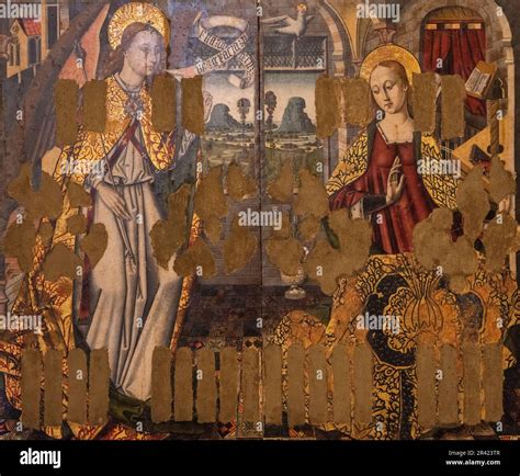 Annunciation Of The Virgin Mary Stock Photo Alamy