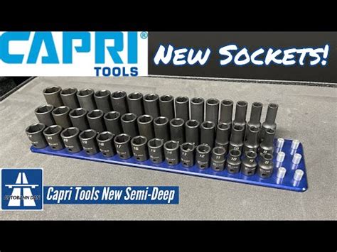 Capri Tools New Semi Deep Impact Sockets Youtube