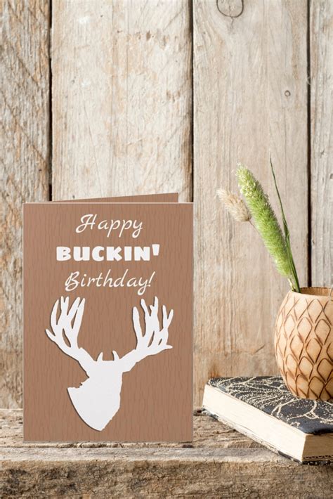 Perfect Birthday Card For The Hunter In Your Life Customize Inside Or