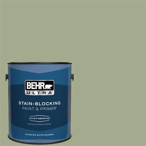 Behr Ultra Gal Pmd Mountain Sage Extra Durable Satin Enamel