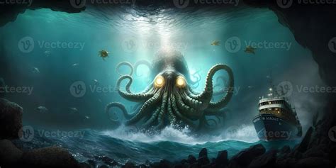 Kraken Vs Cthulhu