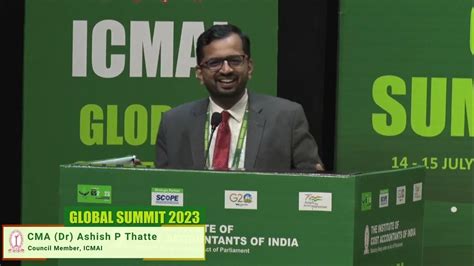 Global Summit 2023 Tech Session Iii Cma Dr Ashish P Thatte