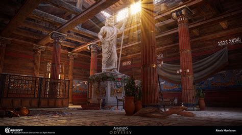 Artstation Assassins Creed Odyssey Wood Temples Alexis Harrisson Assassins Creed Odyssey